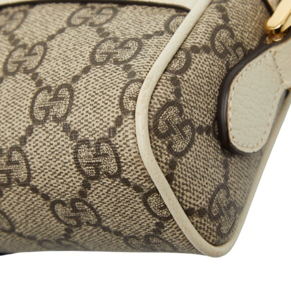 GUCCI Brown Leather Shoulder Bag - Picture 4 of 11